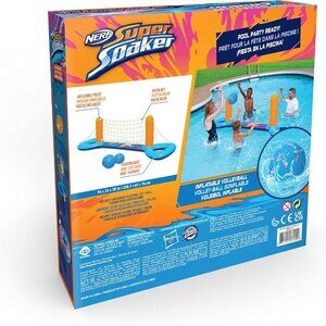 NEW- Nerf Super Soaker Pool Volleyball Set